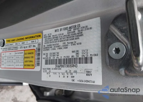 2018 Ford Fusion Se from USA, damaged, VIN 3FA6P0H77JR197943